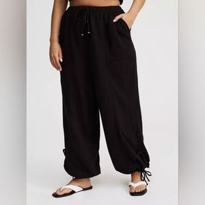 Torrid Size 3 Gauze Relaxed Jogger Wide Leg Pant NWT